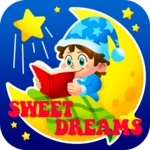 bedtime story for kids android application logo